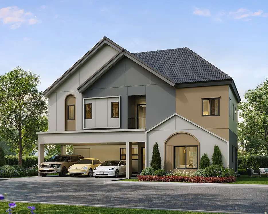 รับสร้างบ้าน แบบบ้าน Barn House - BH-ANRC-235