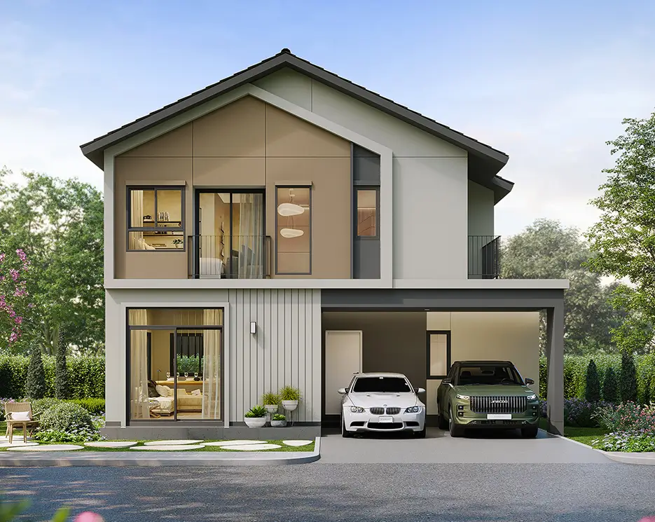 รับสร้างบ้าน แบบบ้าน LAGOM - LG-ANRC-146