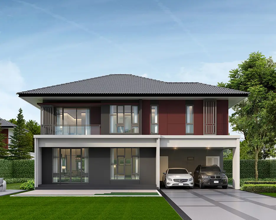 รับสร้างบ้าน แบบบ้าน Modern - MD-SWL-280