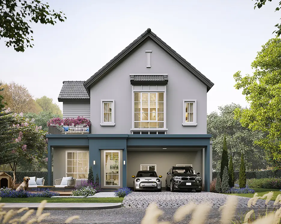 รับสร้างบ้าน แบบบ้าน Modern Farmhouse - MFH-SRSP-178