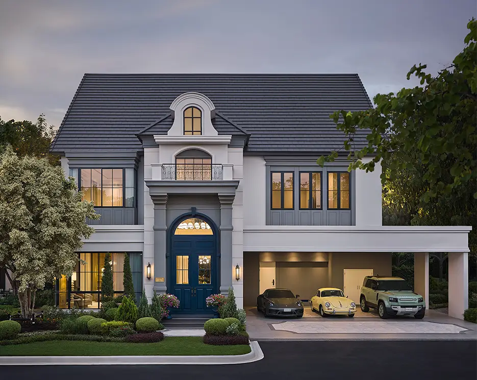 รับสร้างบ้าน แบบบ้าน Modern French Renaissance - MFR-NVKT-453