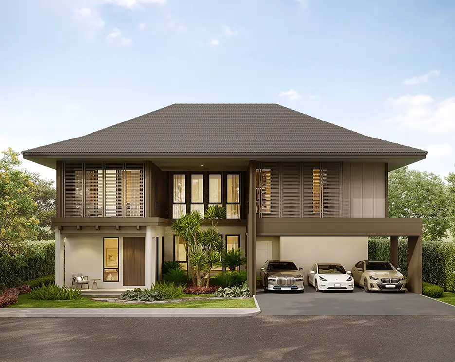 รับสร้างบ้าน แบบบ้าน RESORT STYLE - RS-BWKT-310